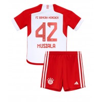 Dres Bayern Munich Jamal Musiala #42 Domaci za djecu 2023-24 Kratak Rukav (+ kratke hlače)